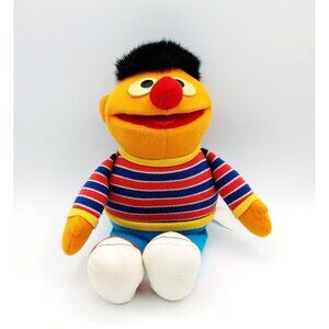 Applause Sesame Street Plush 13 Inch Ernie 1993 Vintage Plush Stuffie
